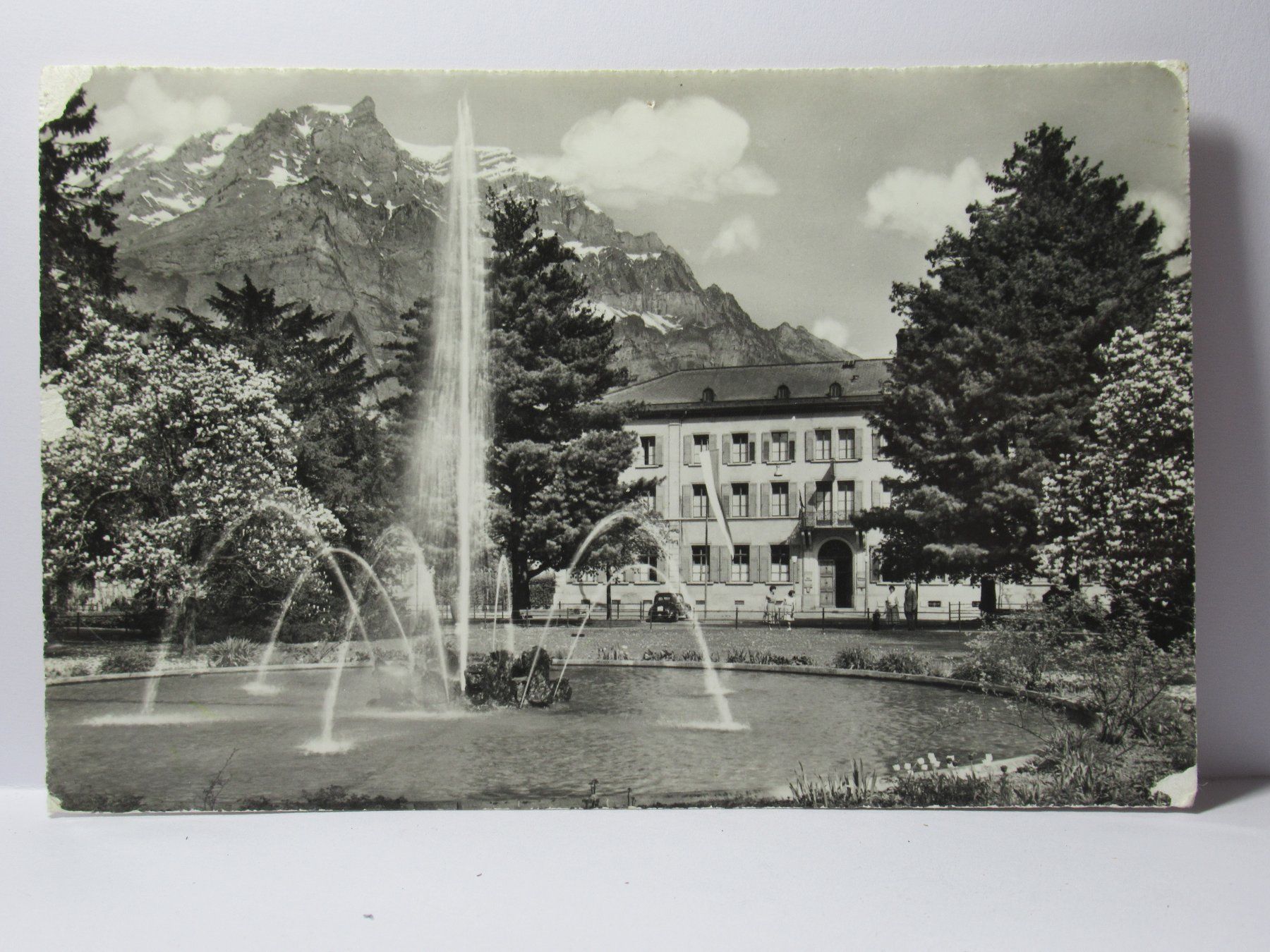Cartoline postali: Glarus ,  Hotel Glarnerhof 1960 – Usato da Grenchen venduto da Bluemchen1900
