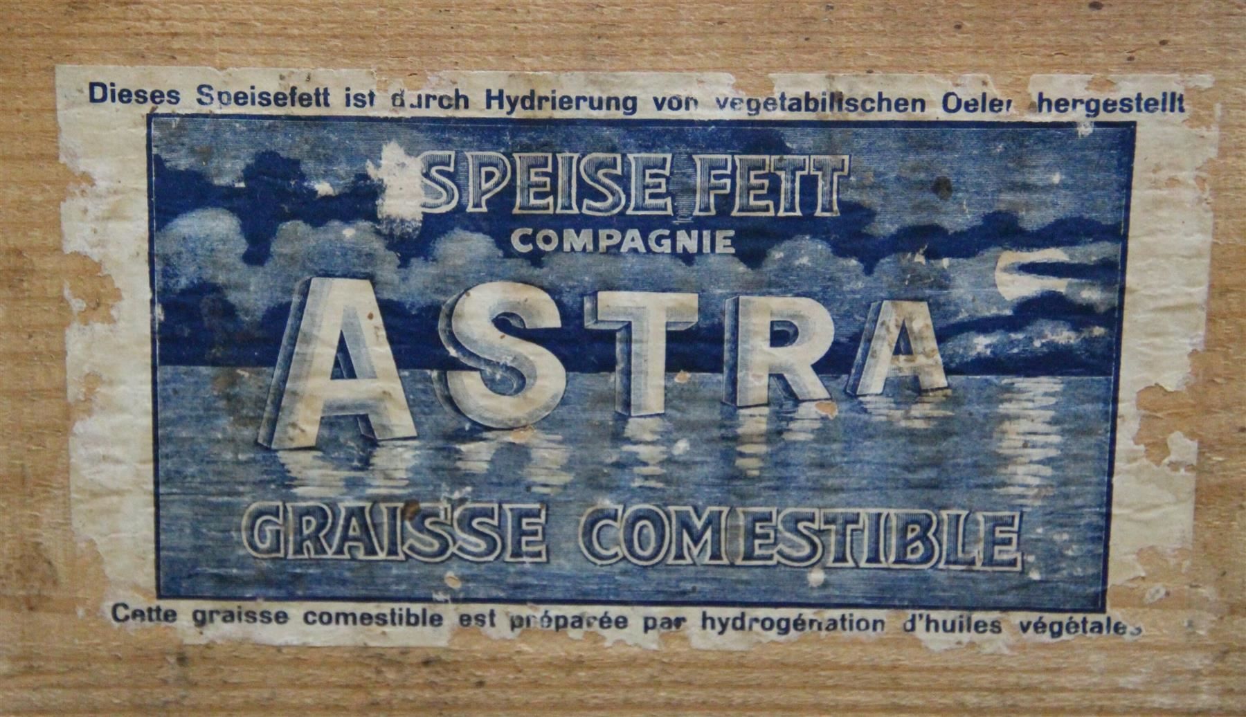 Casse di trasporto: Set à 2 Holzkisten "Astra Speisefett" – Usato da Birrwil venduto da brandschatz_birrwil 2