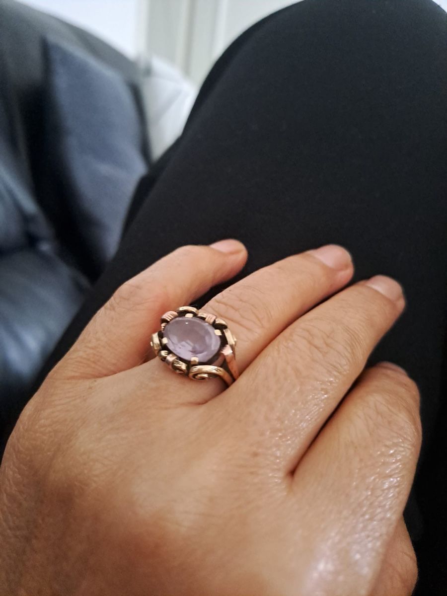 Anelli: Goldring 14 Karat mit Amethyst – Usato da Muri b. Bern venduto da Ameliaa83 2