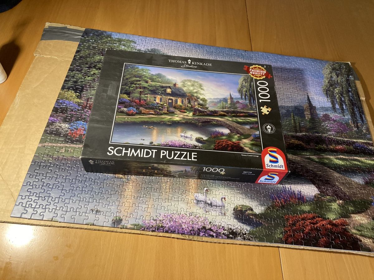 Puzzles: Thomas Kinkade 1000 Teile Schmidt Puzzle  – Gebraucht aus Steffisburg von sunflower2302 2