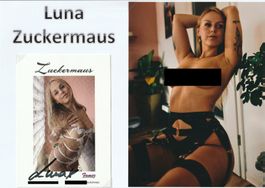 Luna Zuckermaus / Originalautogramm