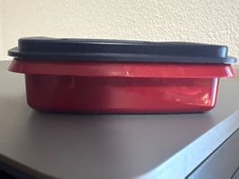 Tupperware Junge Welle Frischhaltedose Rot/Blau, VINTAGE!