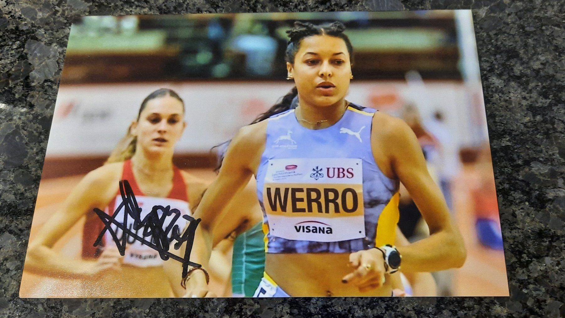 Autographes: Autogramm Audrey Werro – D'occasion à Schmerikon par Olympia04