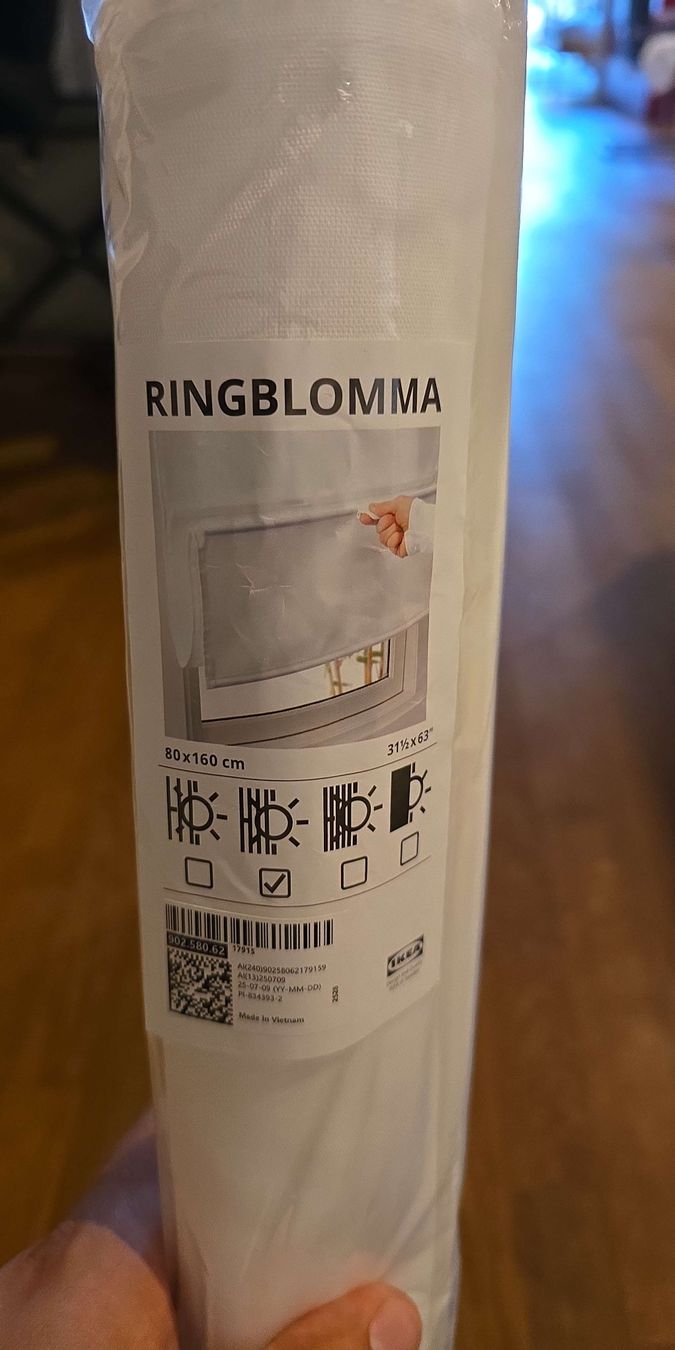 Vorhänge: IKEA RINGBLOMMA 80x160 cm weiss neu – Neu und originalverpackt aus Basel von rev_26s7