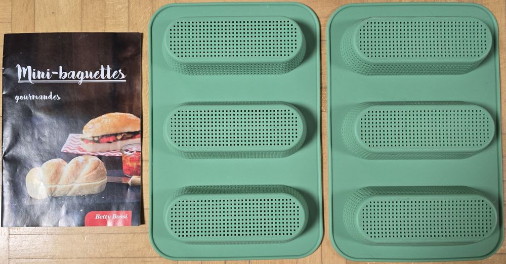 Betty Bossi : Backform Mini-Baguettes, Silikon - 2 Stück 2