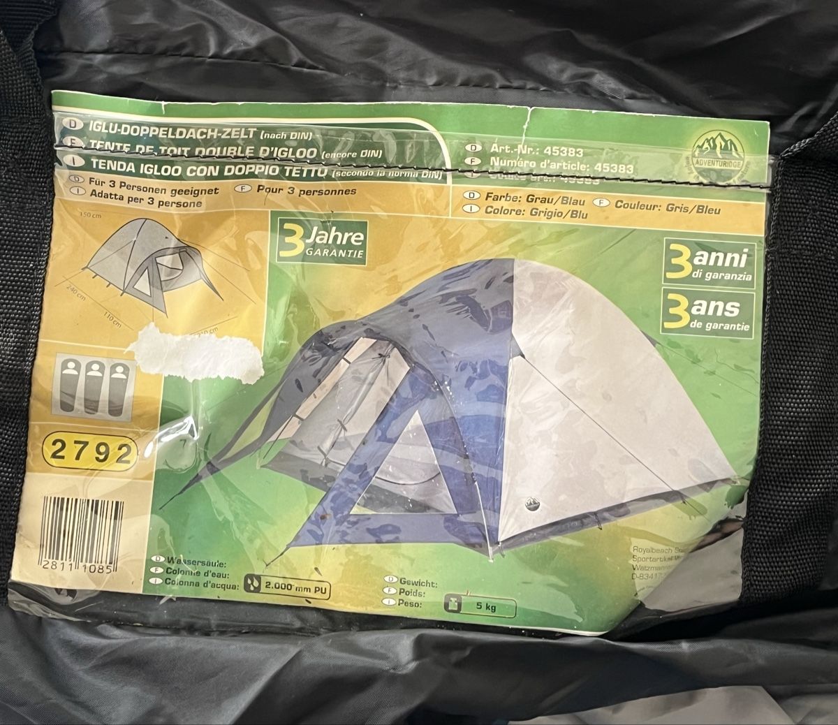 Tentes: 2 Zelte + 4 Schlafsäcke + 2 Matten – D'occasion à Turbenthal par Mohammi 7
