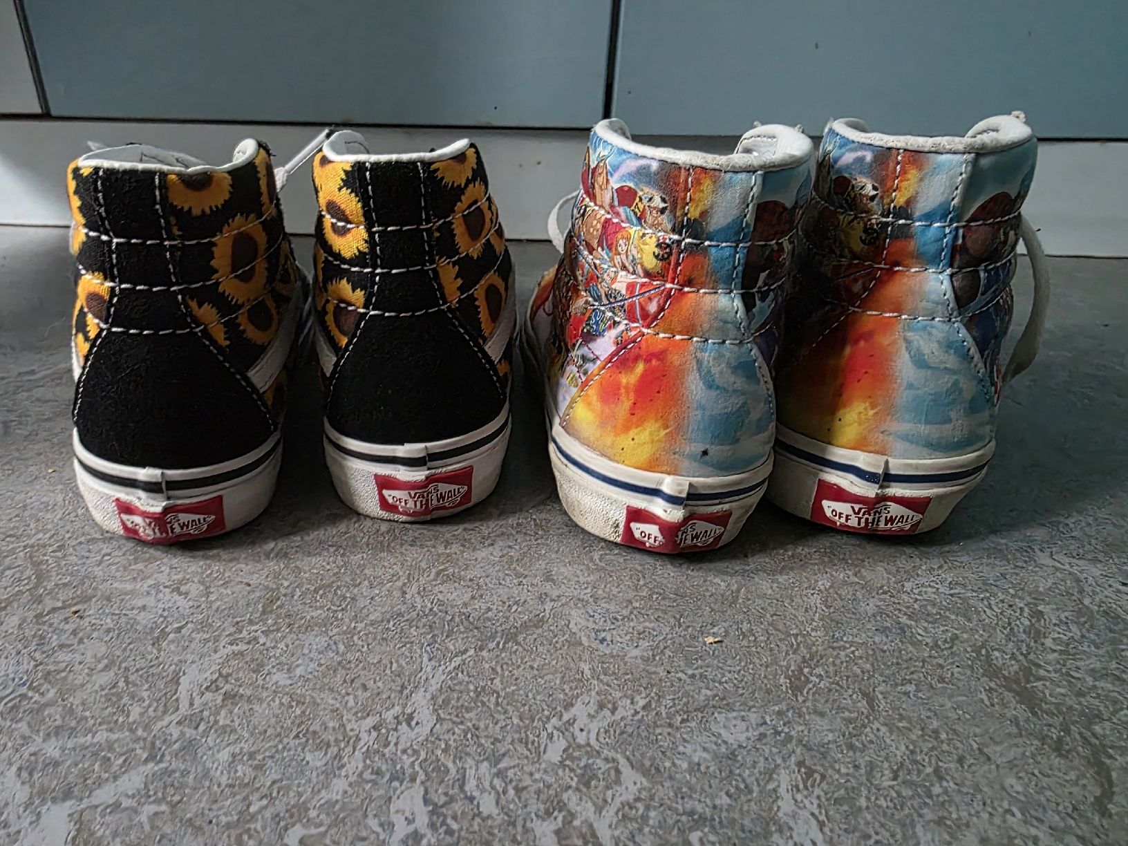 Vans Scarpe per ragazzi: Vans High-Tops - Sunflowers & One Piece , Size 31 – Usato da Ebikon venduto da TessStoran 3