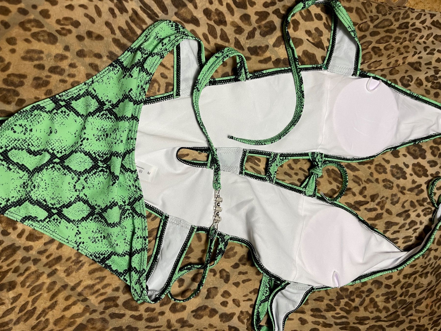 Costumi da bagno & Bikini: Tuta costume da bagno con strisce e di print pitone – Nuovo (secondo la descrizione) da Gordevio venduto da LanaZimm 7