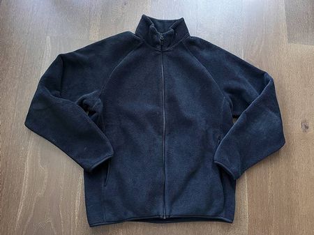 Uniqlo Fleecejacke, schwarz, L