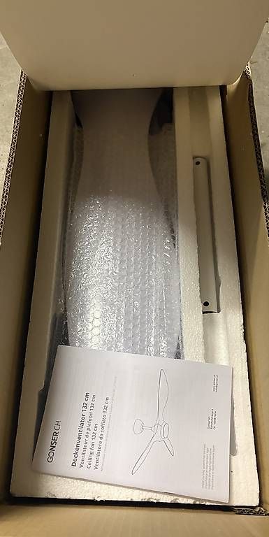 Ventilatori: Deckenventilator 132 cm weiss - neu – Usato da Unterägeri venduto da mel_76mx 1