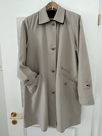 Beiger vintage Mantel, Trenchcoat, 90s, Gr. 40/42