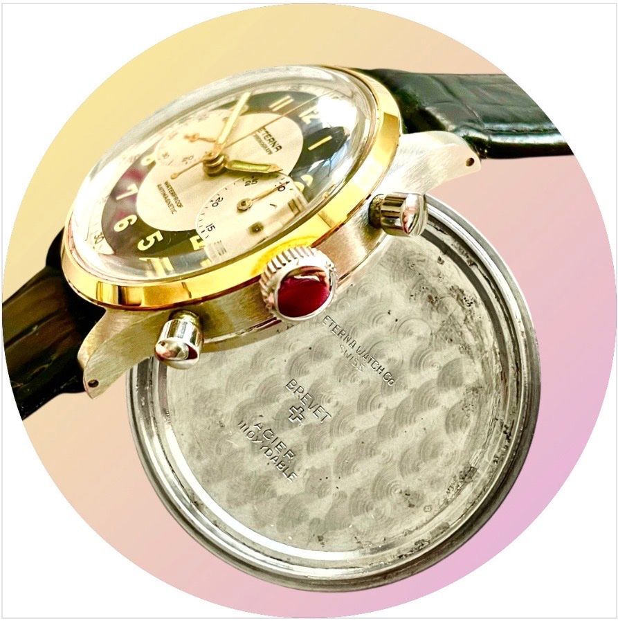 Eterna Montres: Eterna Swiss Vintage Chronograph – D'occasion à lyss par Uhrenparadies 4