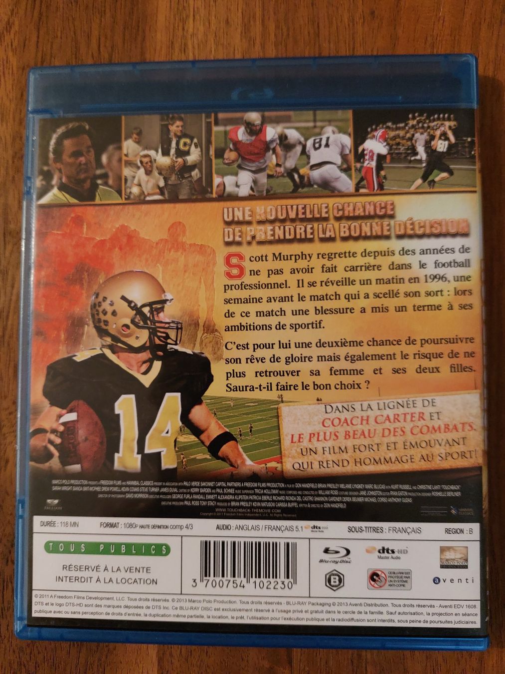 Tutti i DVDs: Blu Ray - Touchback mit Kurt Russell & Brian Presley – Usato da Rheinfelden venduto da FilmAuktion 1