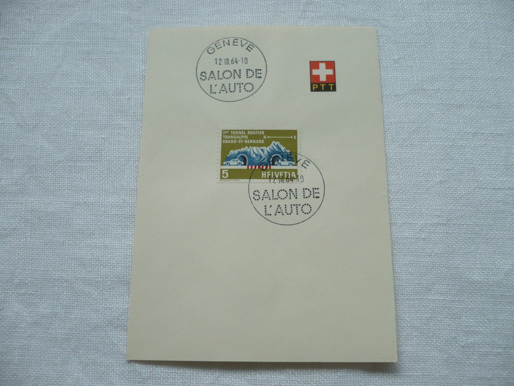 Tutti i francobolli: 1964 1 Faltblatt Autosalon – Usato da Zürich venduto da saltandpepper008