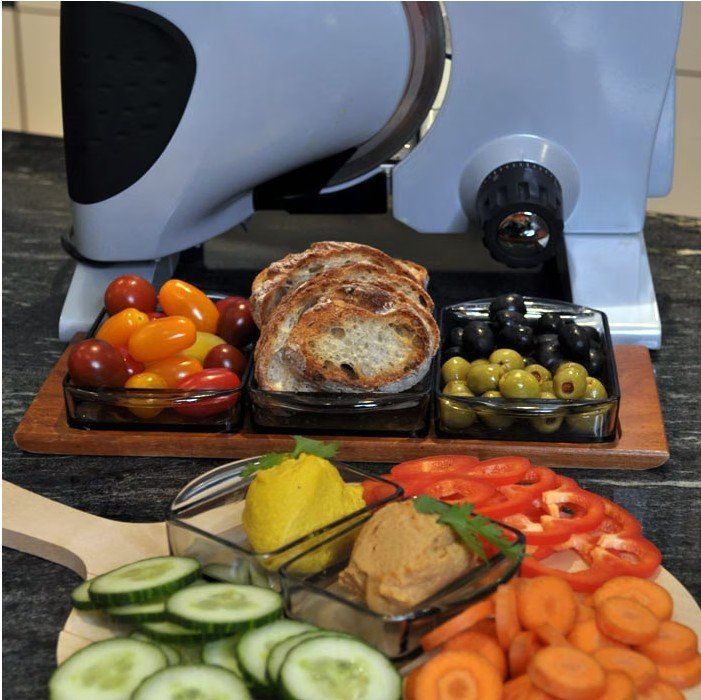 Rotel Elettrodomestici da cucina: Schneidemaschine Rotel Slicer Universal 403CH1 – Nuovo e nell'imballaggio originale da Näfels venduto da gewuerzladen_naefels 4