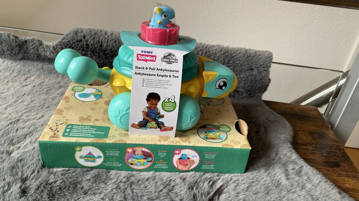 Tomy Giocattoli: Tomy Toomies Stack & Pull Ankylosaurus Jurassic World Spiel – Nuovo e nell'imballaggio originale da Hochwald venduto da _biene_ 9