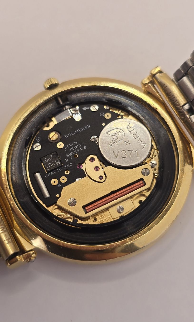 Bucherer Orologi: Bucherer Triple Calendar Moonphase Quartz 34,9mm – Difettoso da Minusio venduto da AGSuhren 9