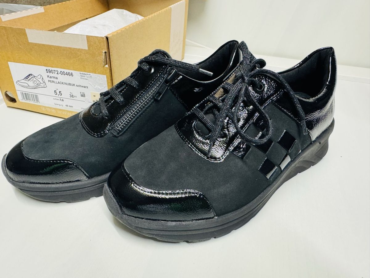 Scarpe da donna: Solidus Karma, noir, taille 38 2/3, neuves ! – Nuovo e nell'imballaggio originale da Brügg BE venduto da Goob 4