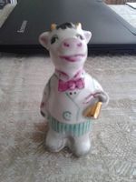 wunderschöne Porzellankuh als Deko