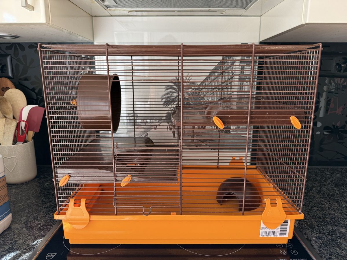 Gabbie, trasporto & Sicurezza: Spacious Hamster Cage - Elmo M Special Edition Braun – Usato da Horgen venduto da Salomee02