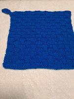 Spültuch aus Baumwolle in blau