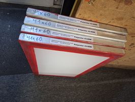 4 Stk. Occ Alurahmen 41x60 cm mit neuer Bespannung Poly 43-T