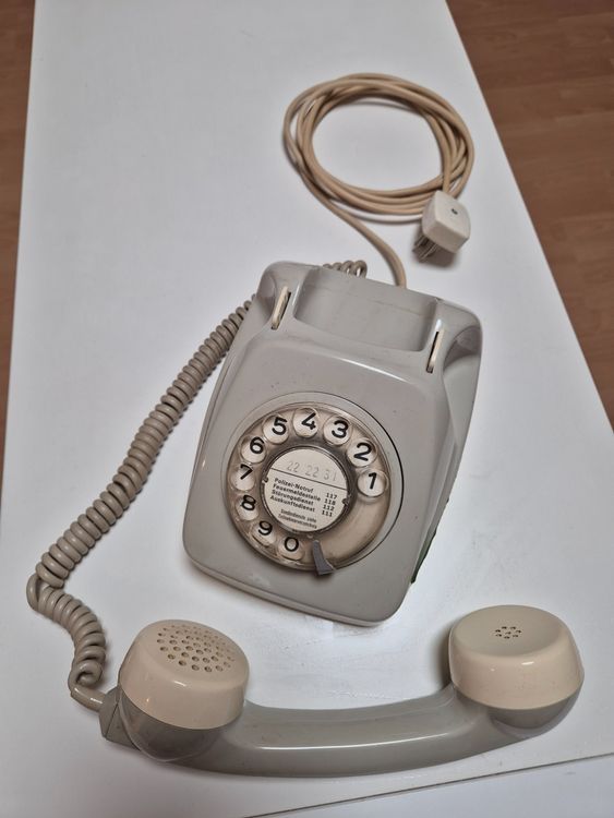 Téléphone Vintage KAPSCH & SÖHNE AG WIEN W48, Déco Autriche 1948, Fonctionnel