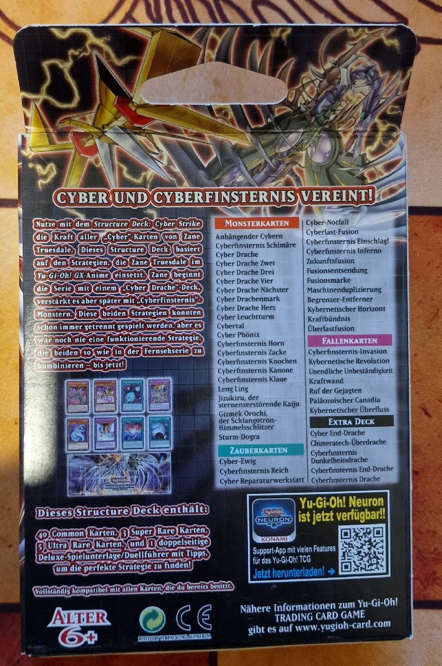 Yugioh Carte collezionabili: 3x Yu-Gi-Oh! Structure Deck Cyber Strike - Komplett Neu! – Nuovo e nell'imballaggio originale da Pfäffikon ZH venduto da Delphox 1
