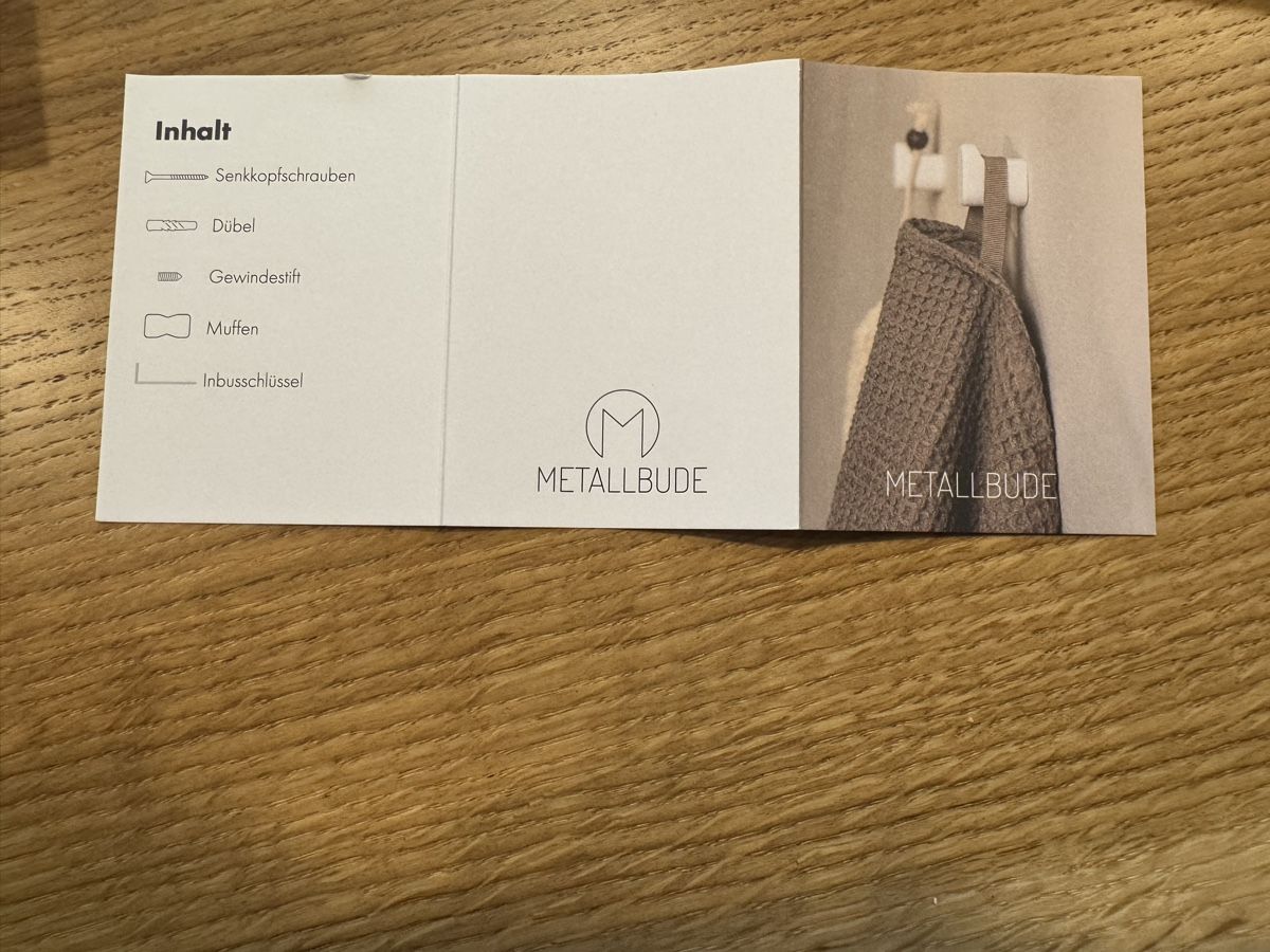 Handtuchhalter: Metallbude Handtuchhalter 2stk – Neu und originalverpackt aus Thierachern von fab_87cs 2