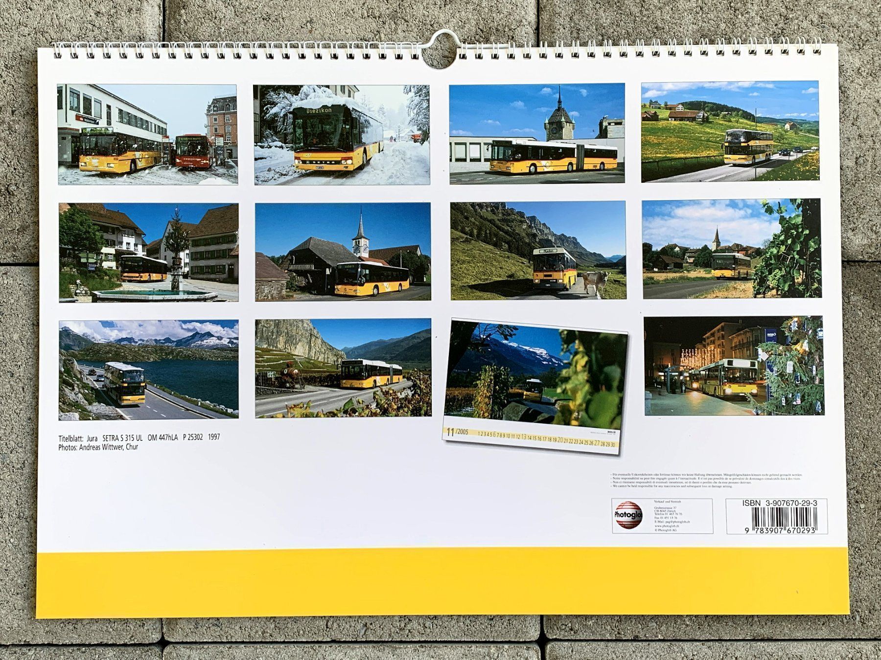 Calendari: Postauto Schweiz Kalender 2005 Wandkalender Format 30x42 – Nuovo (secondo la descrizione) da Bern venduto da AWiBe 1