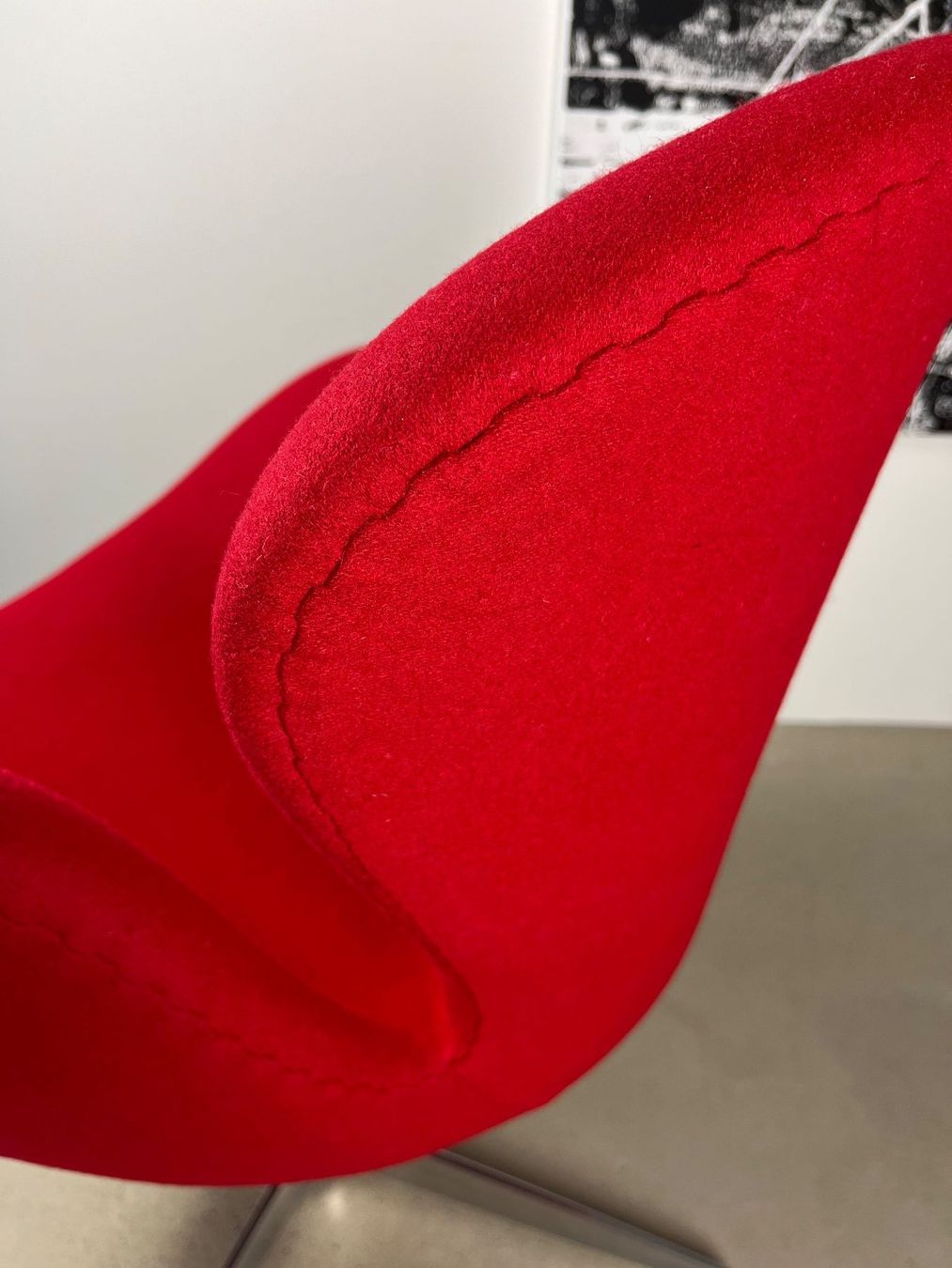 Sedie: Design-Drehsessel in Rot – Nuovo (secondo la descrizione) da Münchenstein venduto da AndreHaus 4