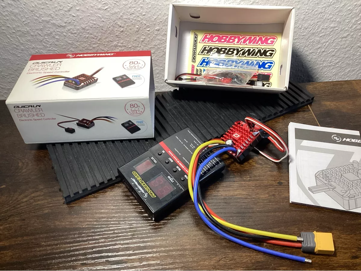 Hobbywing RC Modellbau: RC Crawler Brushed Speed Controller – Neu (gemäss Beschreibung) aus Eggiwil von M8Black 3