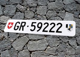 GR Autonummer/Kontrollschild