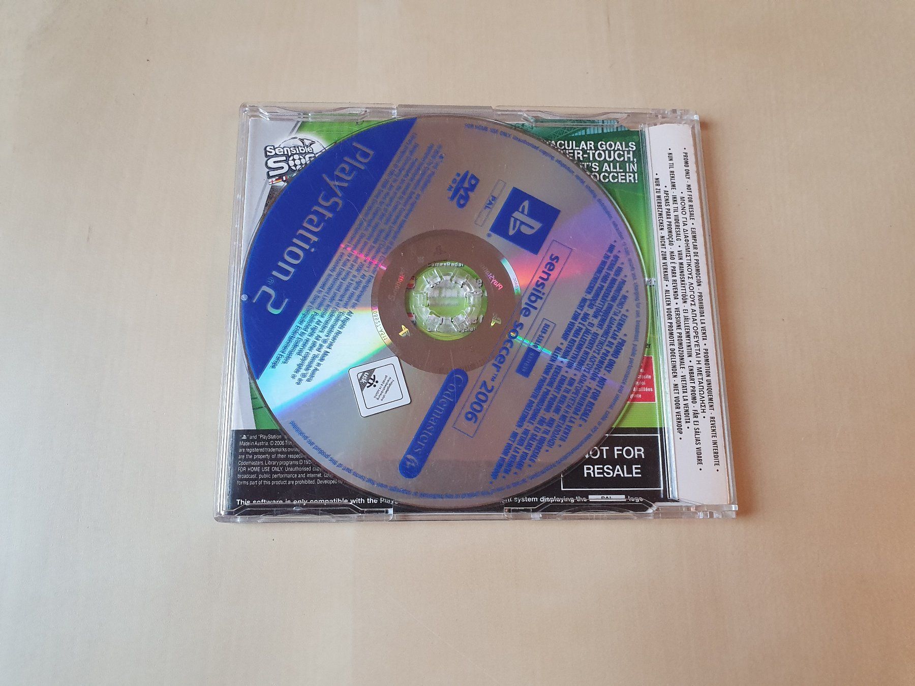 Sony Giochi: Promo Sensible Soccer 2006 – Usato da Stansstad venduto da collectorsshop 1