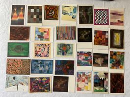 28 AK Kunstkarten Paul Klee 1879 - 1940