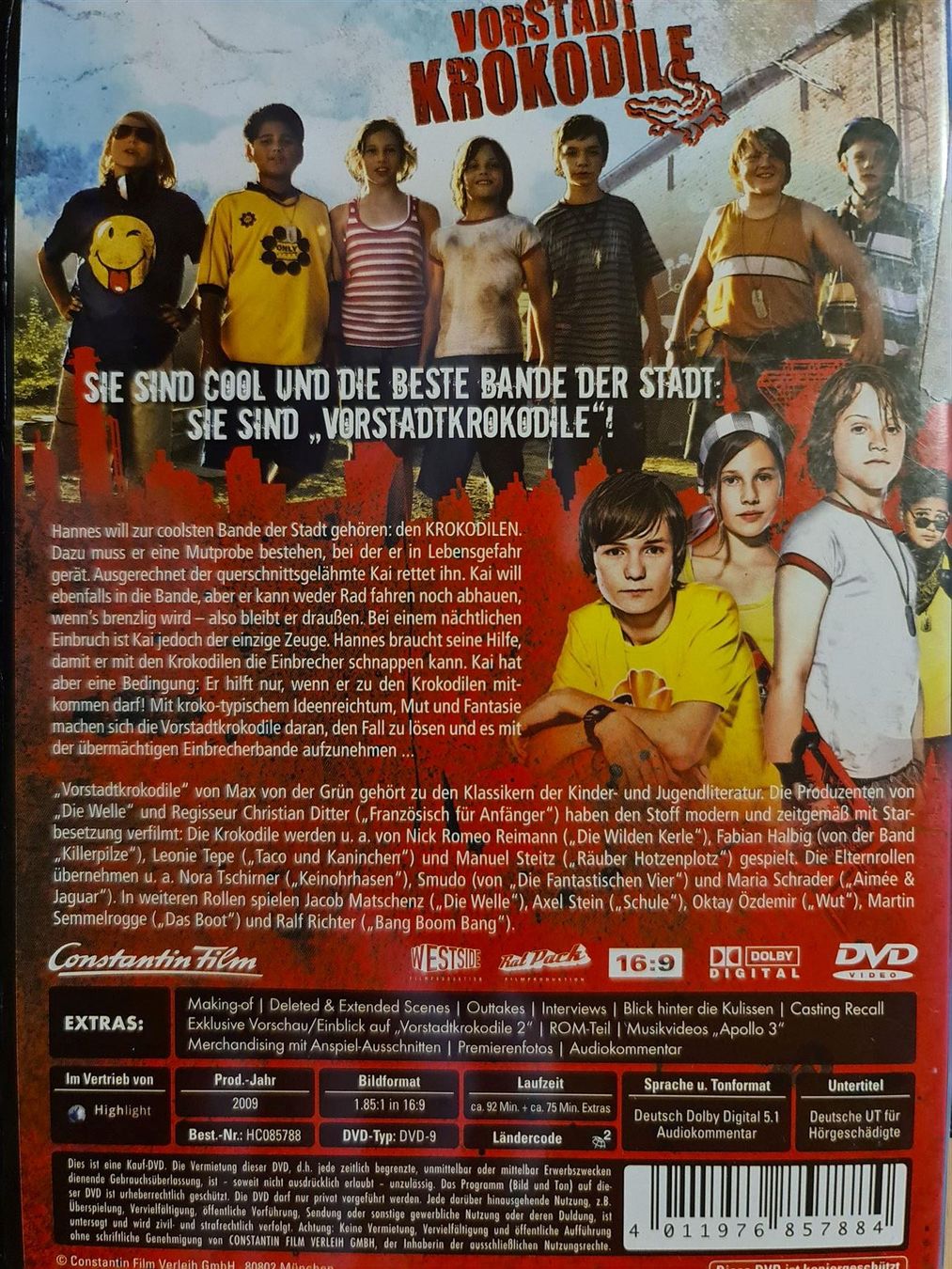 Tutti i DVDs: DVD Vorstadt Krokodile – Usato da Dintikon venduto da Vexi 1
