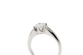 1.05ct VS/H Brillant Solitär Ring 18K Weissgold *S2731