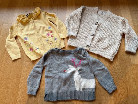 Kleiderpaket Mädels, Grösse 89-104 (3-4Y) - Pullover (x3)