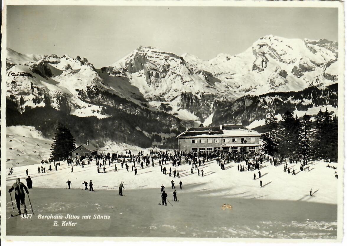 Cartoline postali: Berghaus Jltios mit Säntis – Usato da Hochdorf venduto da Ziegel-16