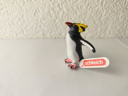 Schleich Felsenpinguin Pinguin Meerestiere Zoo Fähnchen