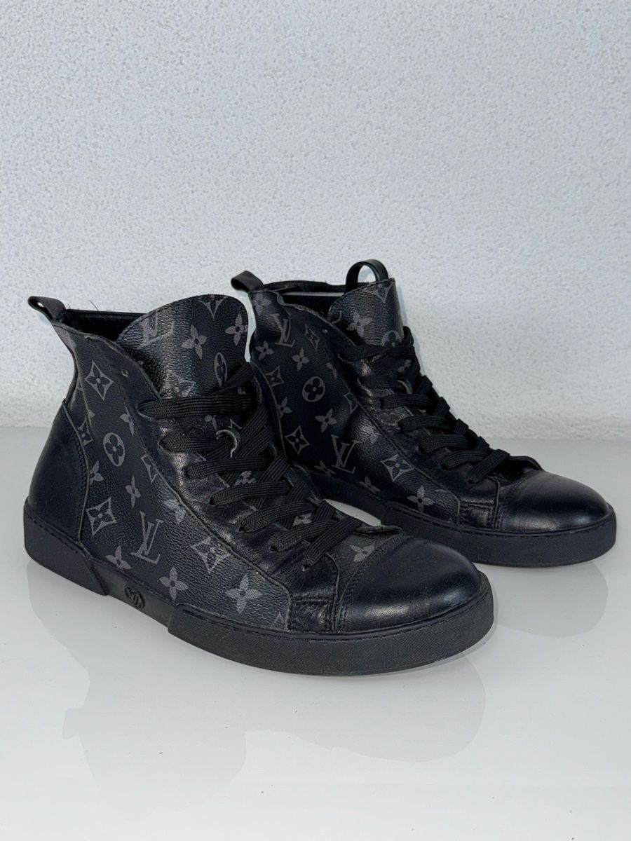 Louis Vuitton Scarpe da uomo: Louis Vuitton High Top Sneakers Schwarz Monogram – Usato da Glattpark(Opfikon) venduto da modewelt