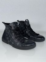 Louis Vuitton High Top Sneakers Schwarz Monogram