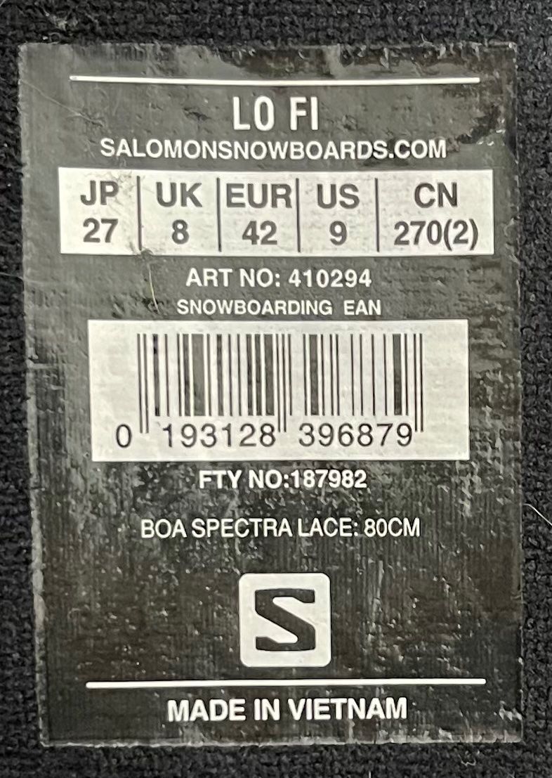Salomon Scarpe da uomo: Salomon Snowboard Boots – Nuovo (secondo la descrizione) da Münsingen venduto da ThE_NoRtH_FaCe 5