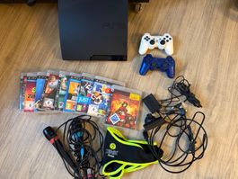 PS3 Konsole mit 9 Games und Zubehör