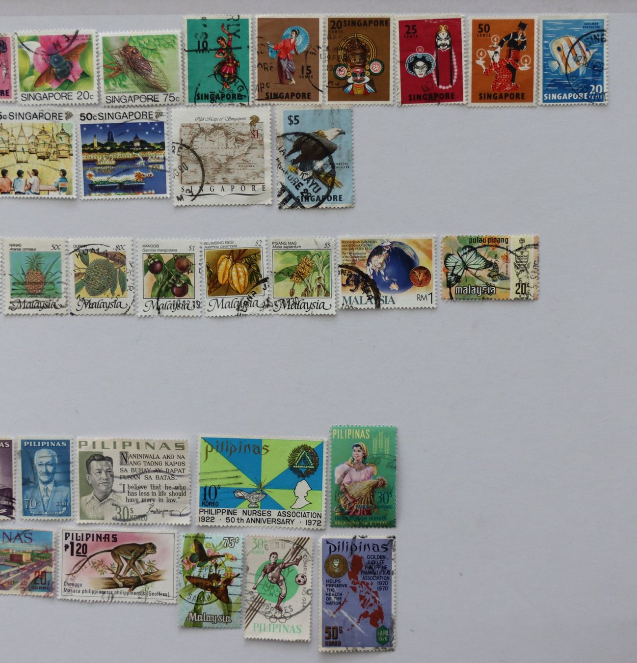 Tutti i francobolli: Briefmarken Asien (5) – Usato da Oberentfelden venduto da lakipul 2