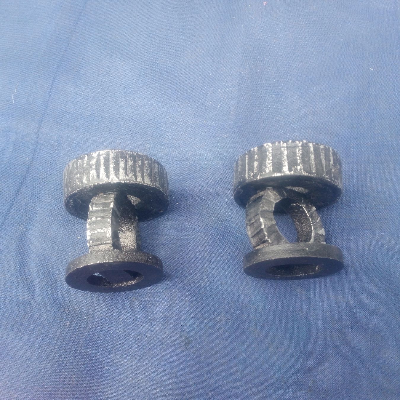 Portacandele: 2er Set Teelichthalter aus Metall, Handmade Look – Nuovo (secondo la descrizione) da Luzern venduto da toenu23 4