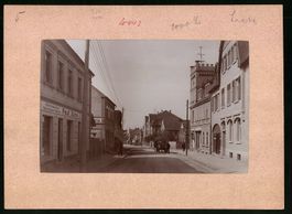 Fotografie Weinböhla, Hauptstrasse mit 