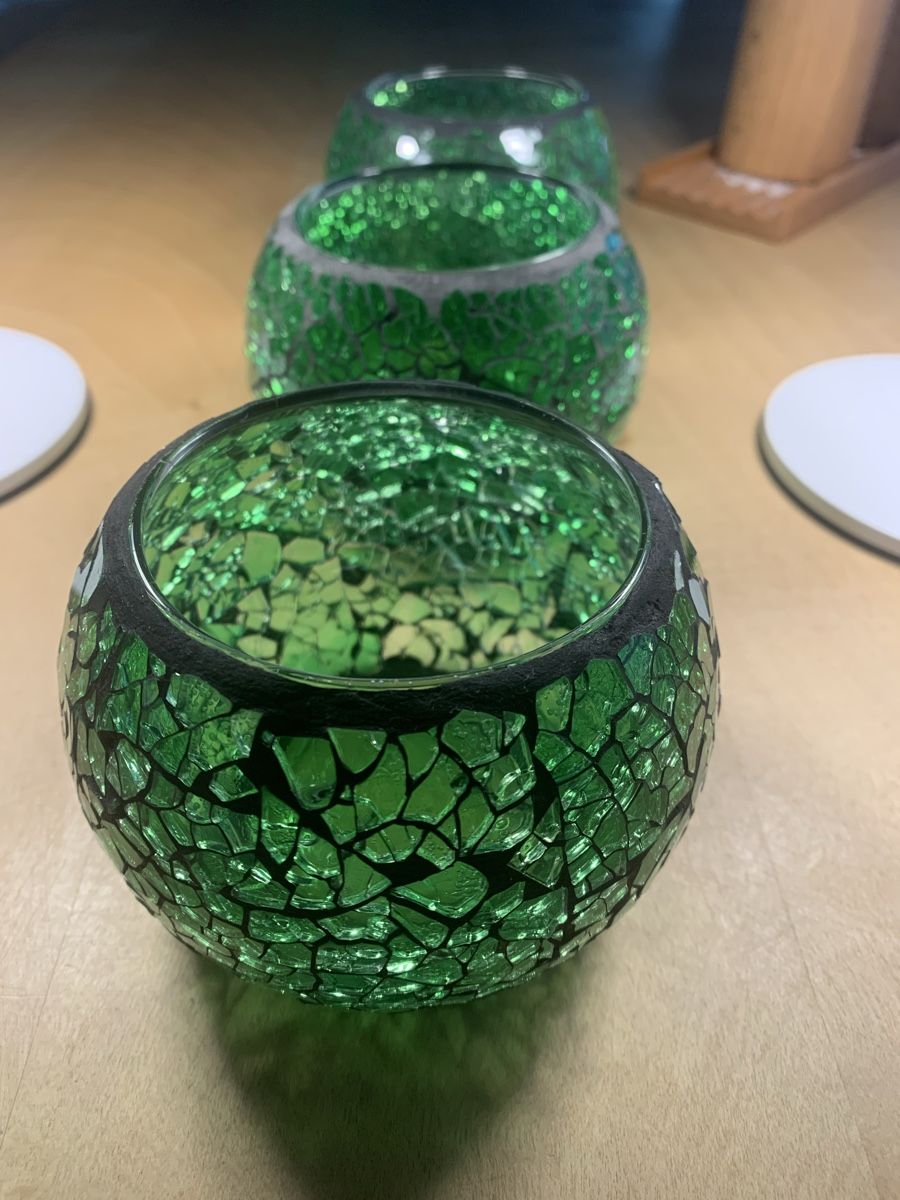 Sonstige Dekorationen & Accessoires: Windlichter originell, glasig grün  – Gebraucht aus Brugg AG von Simone92