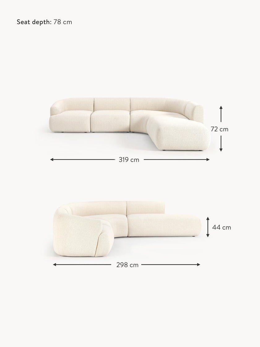 Westwing Divani: Modulares Bouclé-Ecksofa Sofia  Westwing CHF 4849-50% – Nuovo (secondo la descrizione) da Otelfingen venduto da Yvonne_Outlet 8