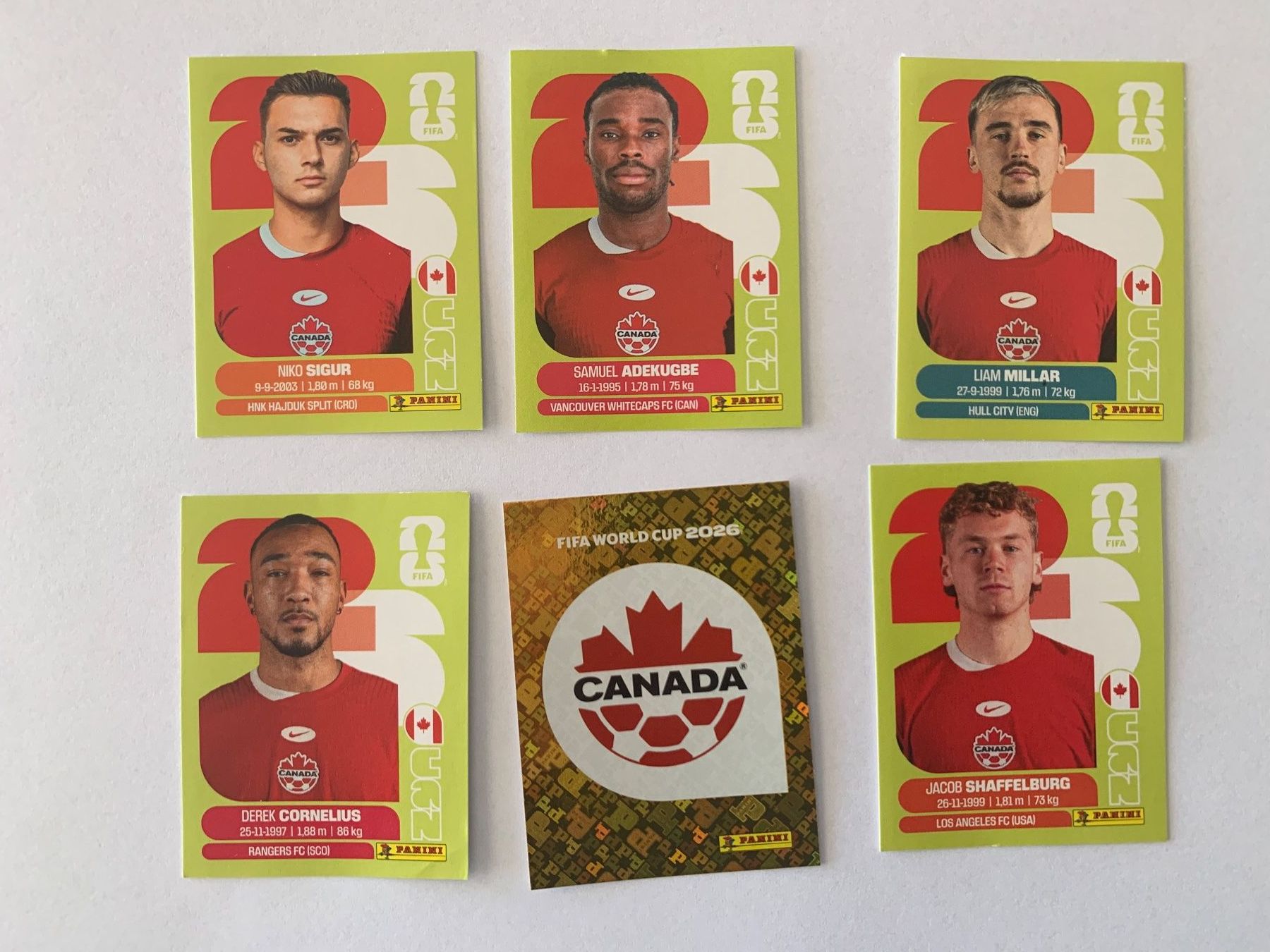 Panini Carte collezionabili: Panini Sammelbilder 2026 Canada – Usato da Glis venduto da Jackie6